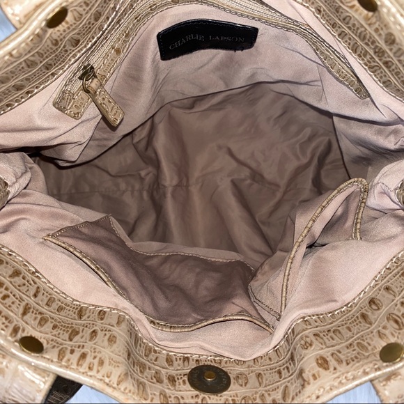 Charlie Lapson Tan Handbag - Picture 3 of 4